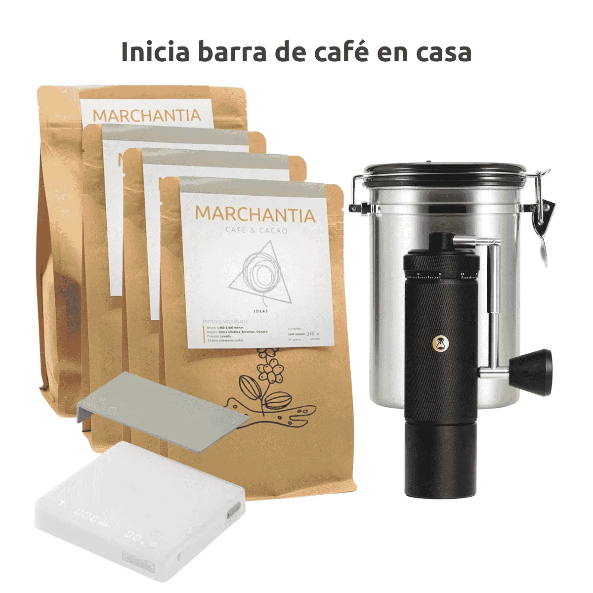 Inicia barra de café en casa Paquete